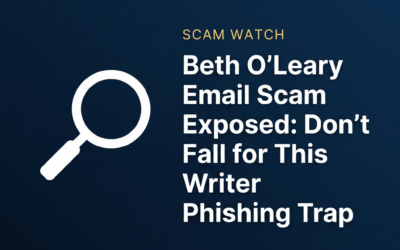 Beware: Fake Beth O’Leary Email Scam Targeting Writers – Full Analysis