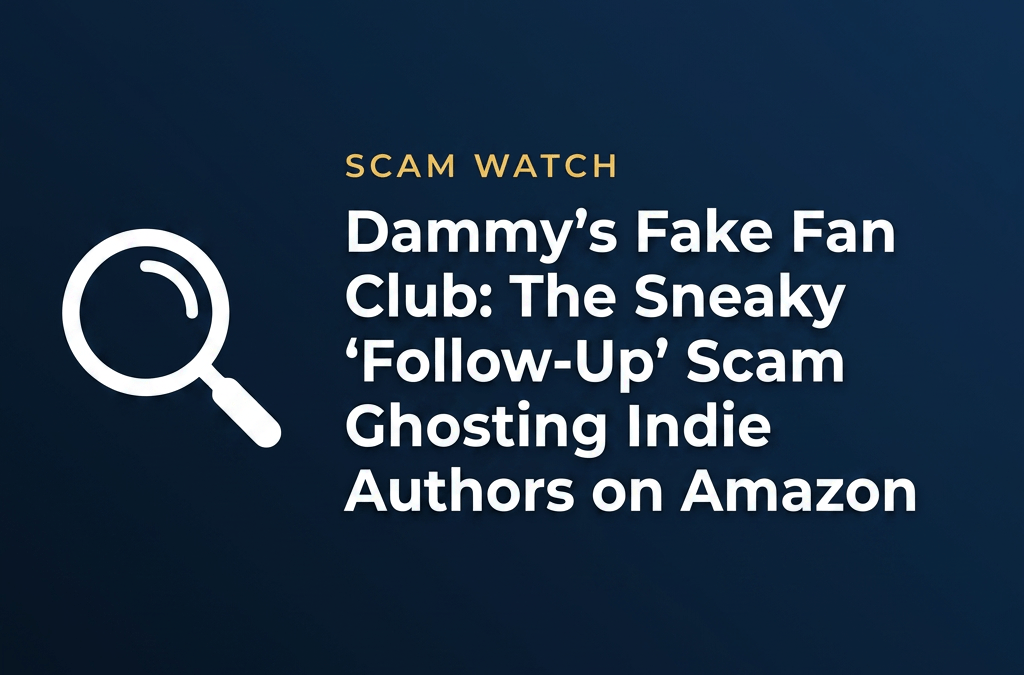 Dammy’s Fake Fan Club: The Sneaky ‘Follow-Up’ Scam Ghosting Indie Authors on Amazon