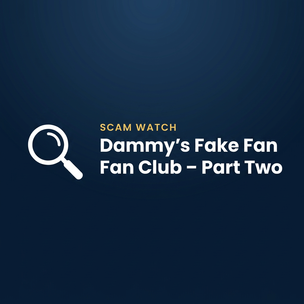 Dammy’s Fake Fan Club – Part Two Square