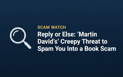Reply or Else: ‘Martin David’s’ Creepy Threat to Spam