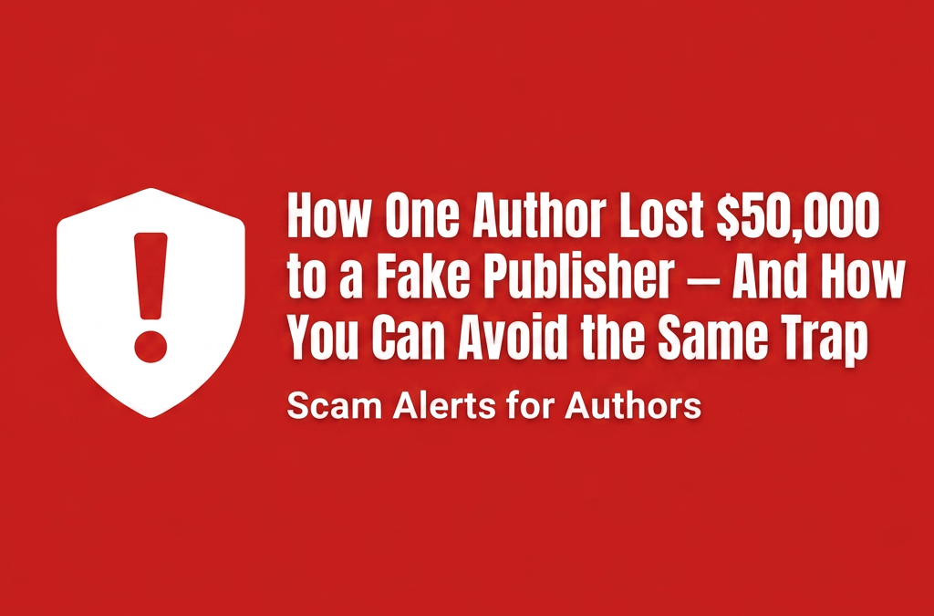 How One Author Lost $50,000 to a Fake Publisher — And How You Can Avoid the Same Trap