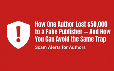 How One Author Lost $50,000 to a Fake Publisher — And How You Can Avoid the Same Trap