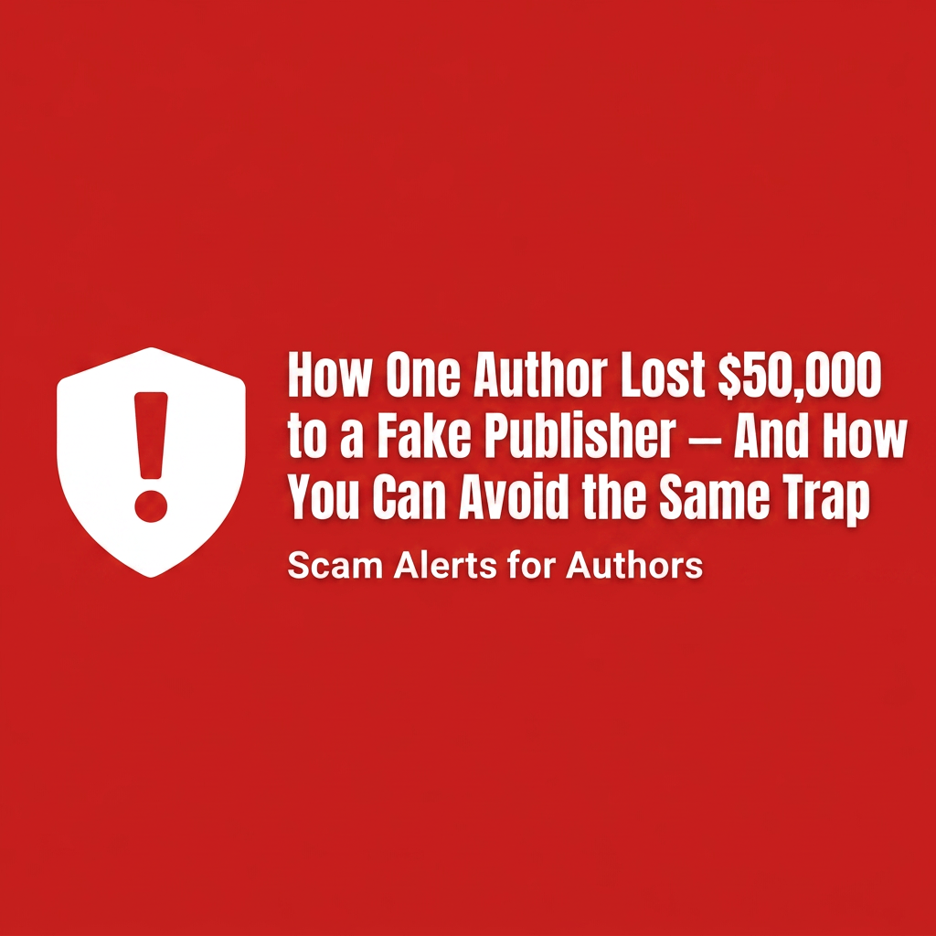 How One Author Lost $50,000 to a Fake Publisher square