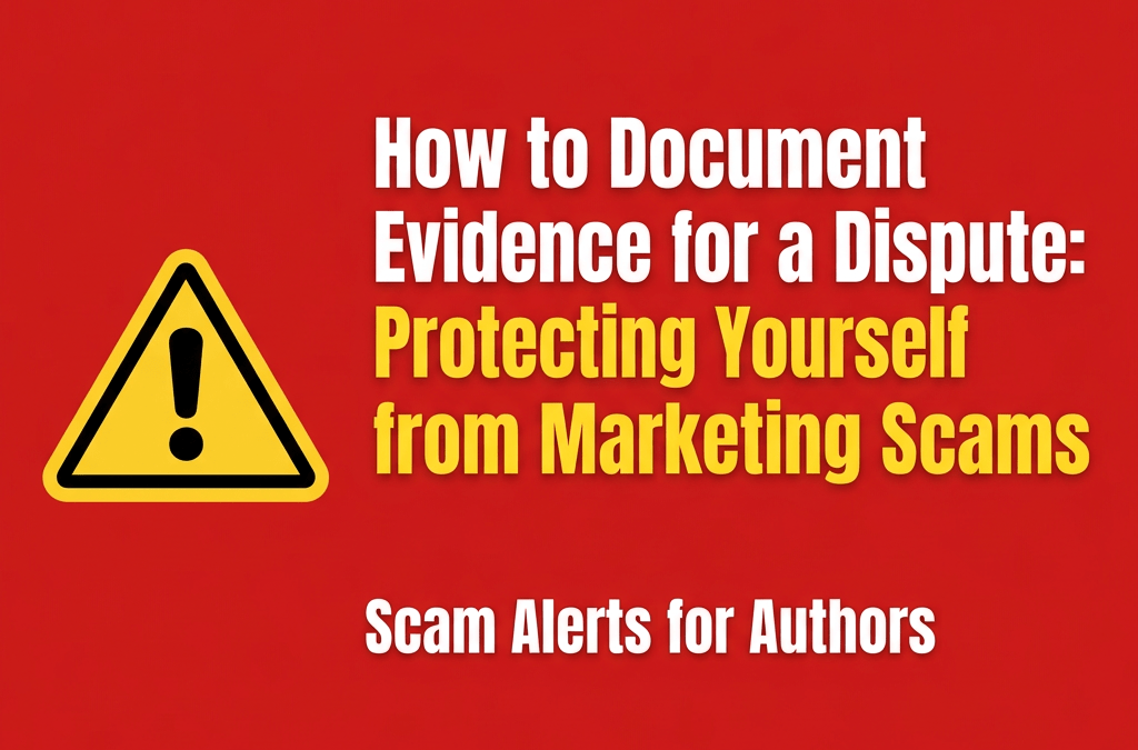 How to Document Evidence for a Dispute: Protecting Yourself from Marketing Scams