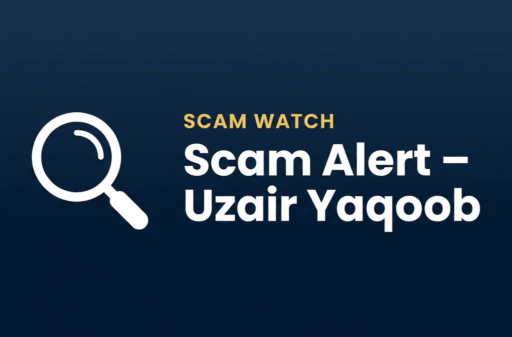 Uzair Yaqoob – Scam Assessment