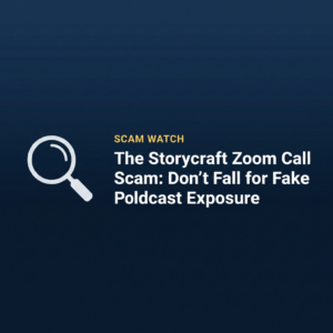 The Storycraft Zoom Call Scam square
