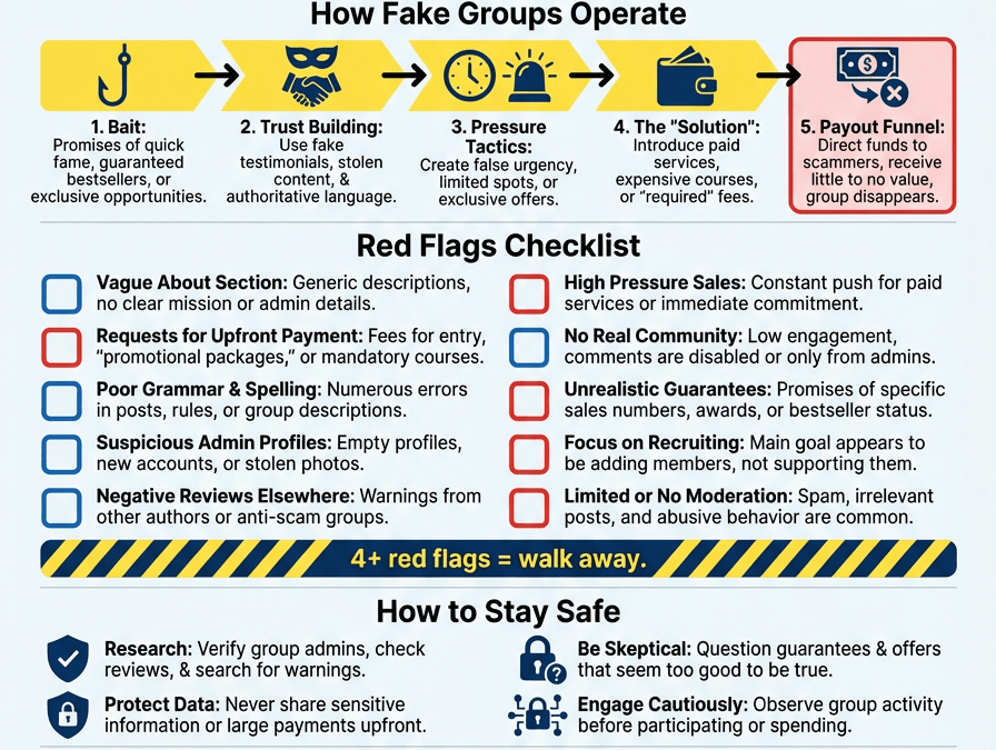 Spotting Fake Facebook Author Groups: Your Due Diligence Guide