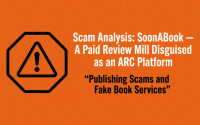 Scam Analysis: SoonABook — A Paid Review Mill Disguised as an ARC Platform