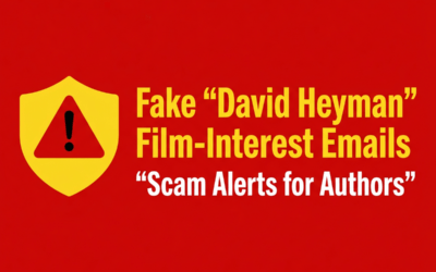 🎬 Scam Alert: Fake “David Heyman” Film Interest Emails Targeting Authors