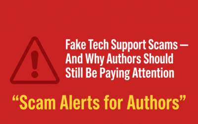 Fake Tech Support Scams — And Why Authors Should Still Be Paying Attention