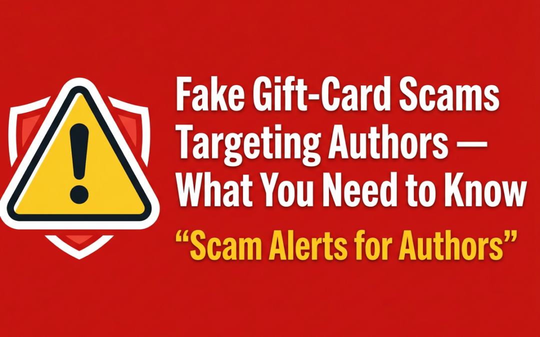 Fake Gift Card Scams Targeting Authors — What You Need to Know
