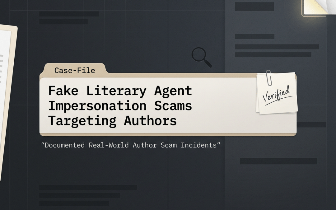 Case Study – Beware the Fake Literary Agent: Protecting Your Manuscript from Impersonators