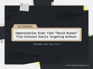 Impersonation Scam - Fake David Heyman Case Study Header