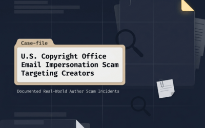 Case Study: U.S. Copyright Office Email Impersonation Scam Targeting Creators