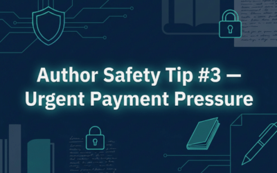 Author Safety Tip #3 — Urgent Payment Pressure